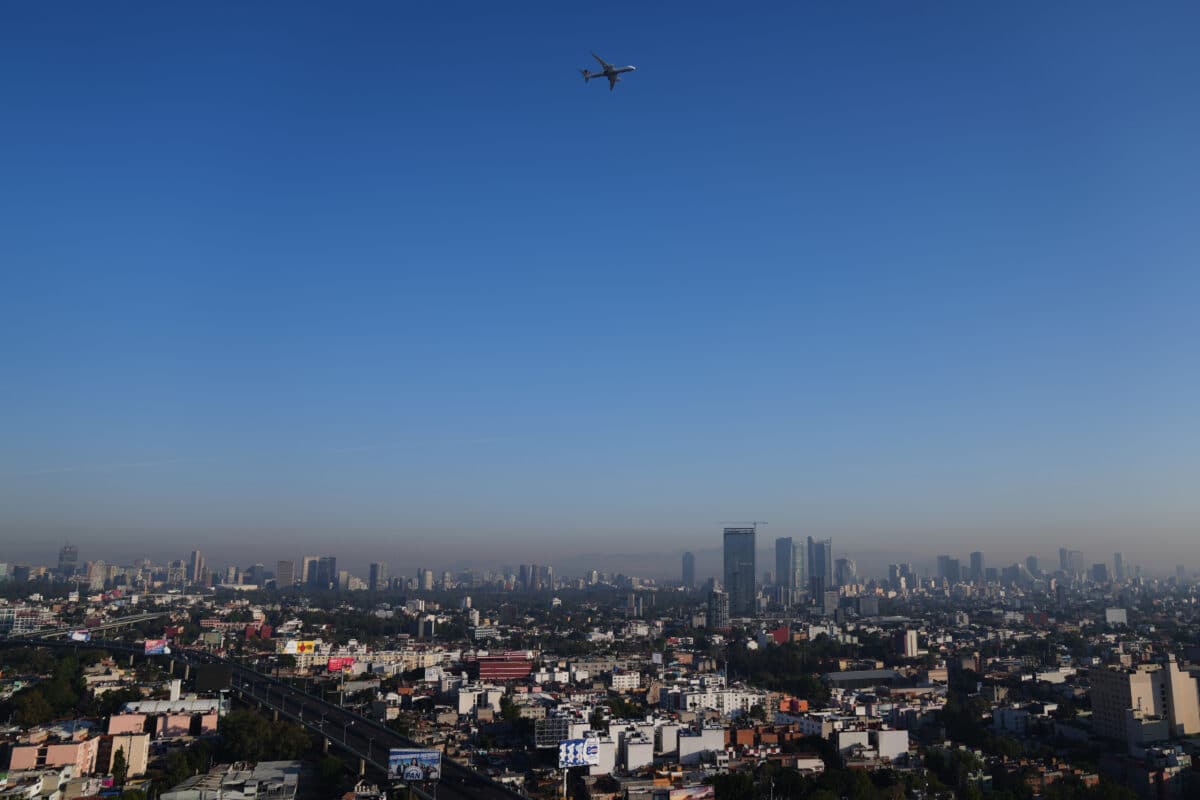 Una vista de la Ciudad de México, el viernes 2 de enero de 2026, después de un terremoto de magnitud 6,5 que se originó en la zona de Acapulco.