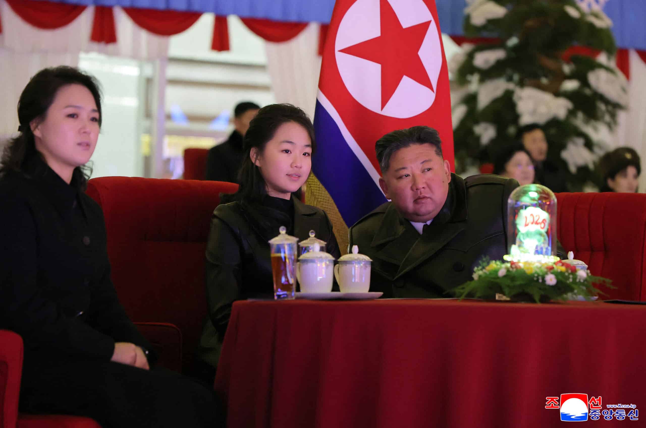 North Korean leader’s daughter in first visit to symbolic mausoleum