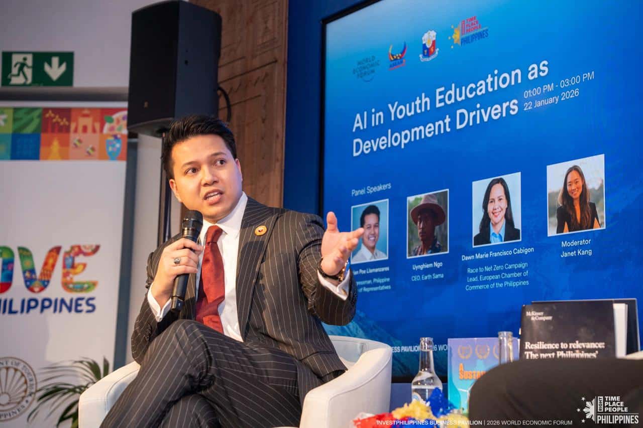 Brian Poe presents PH AI policies to World Economic Forum