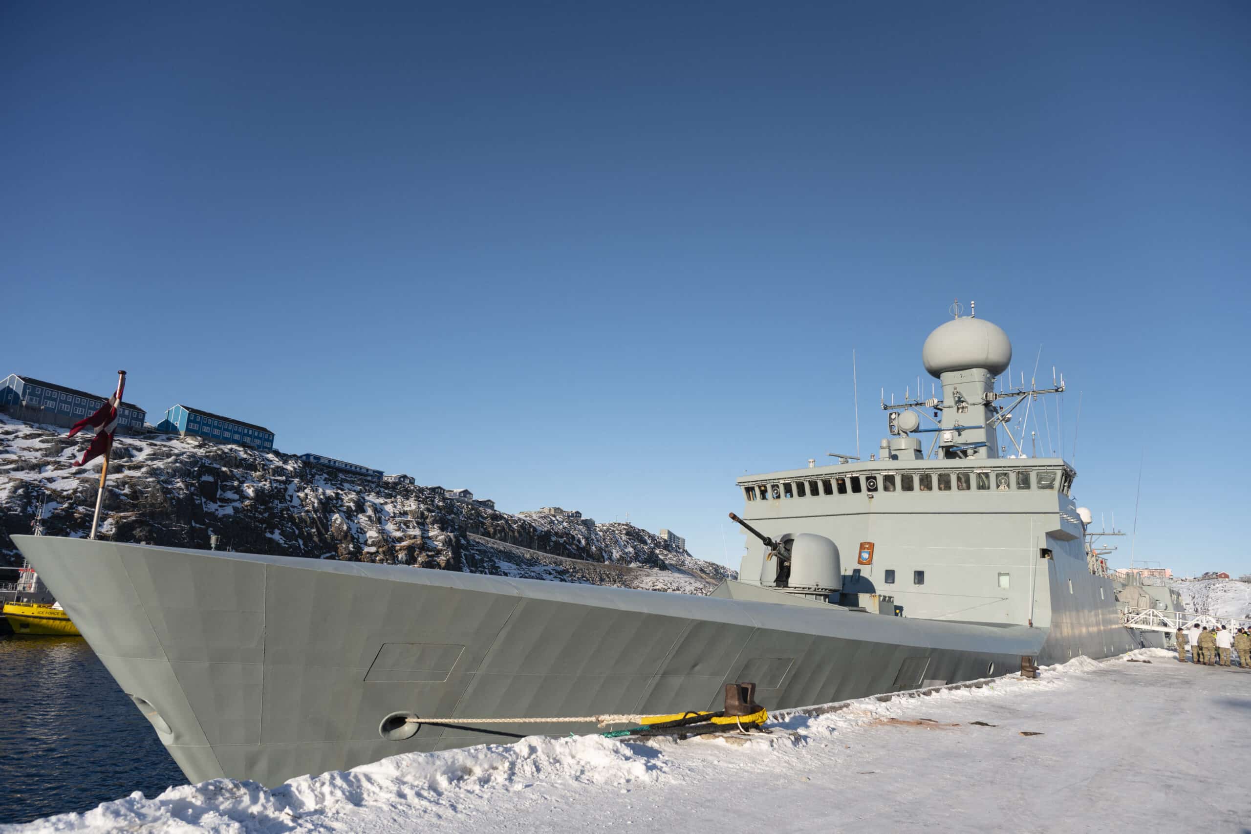 Danish forces evacuate US submarine crew member off Greenland