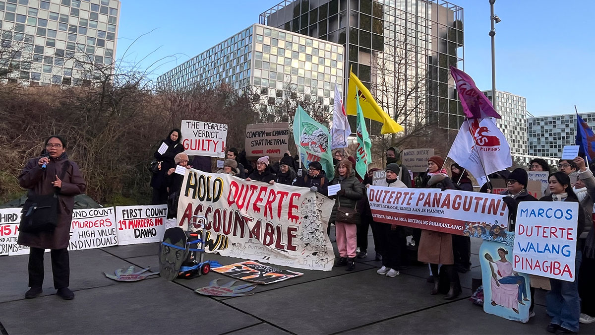 Grief and protest mark eve of Duterte’s ICC confirmation hearing