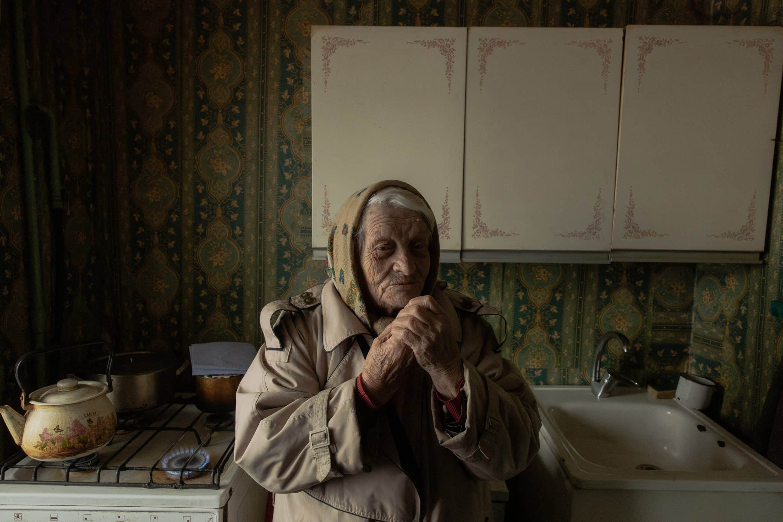 Kyiv’s elderly shiver after Russian attacks on power and heat