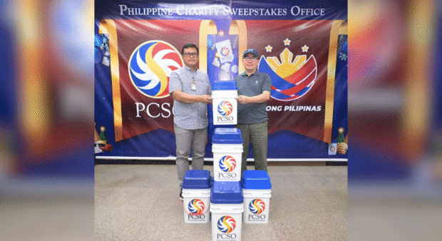 PCSO turns over Charitimba, evacuation kits to LGUs in Quezon and Camarines Sur