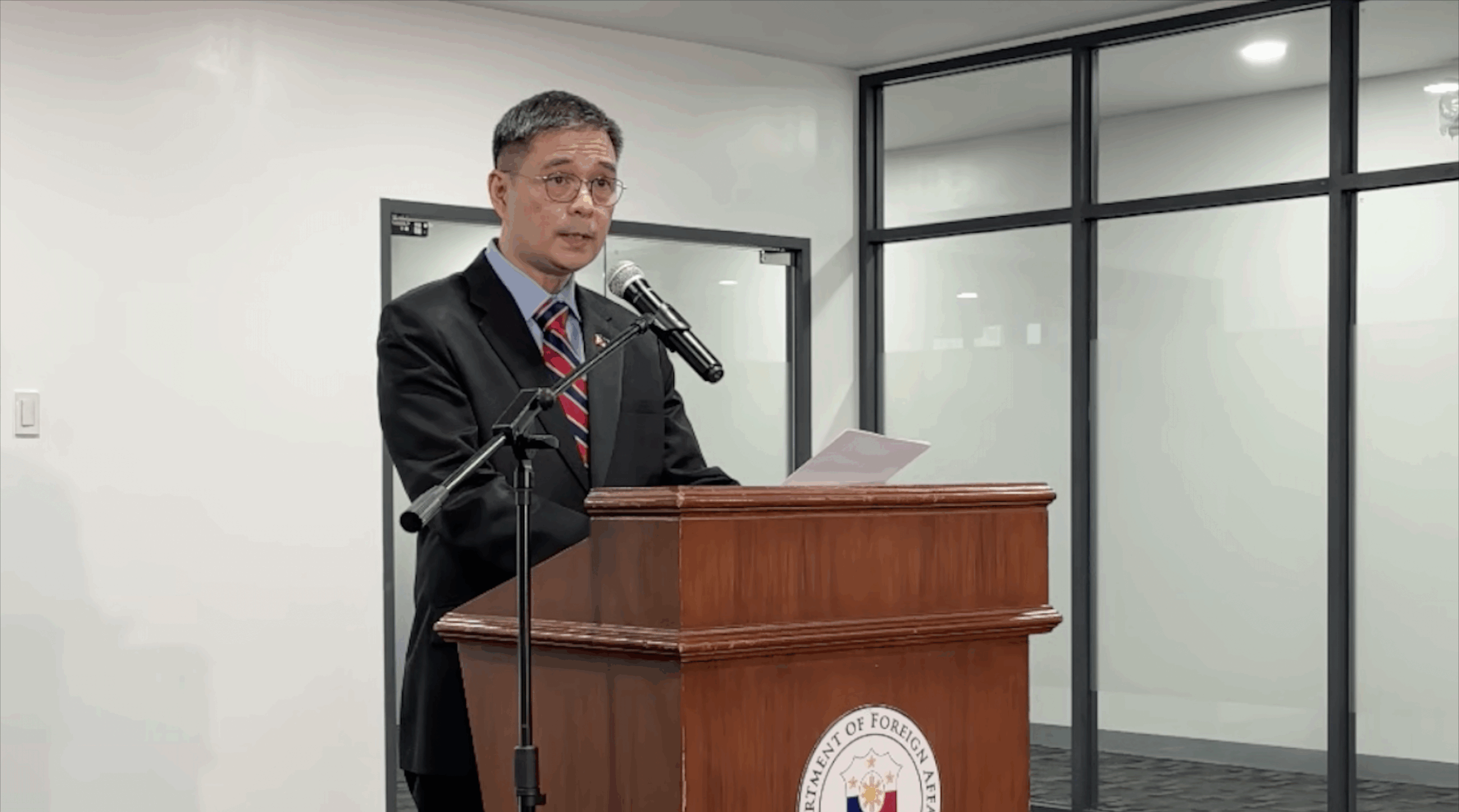 DFA: Naming of maritime affairs spox not due to row with Chinese envoy