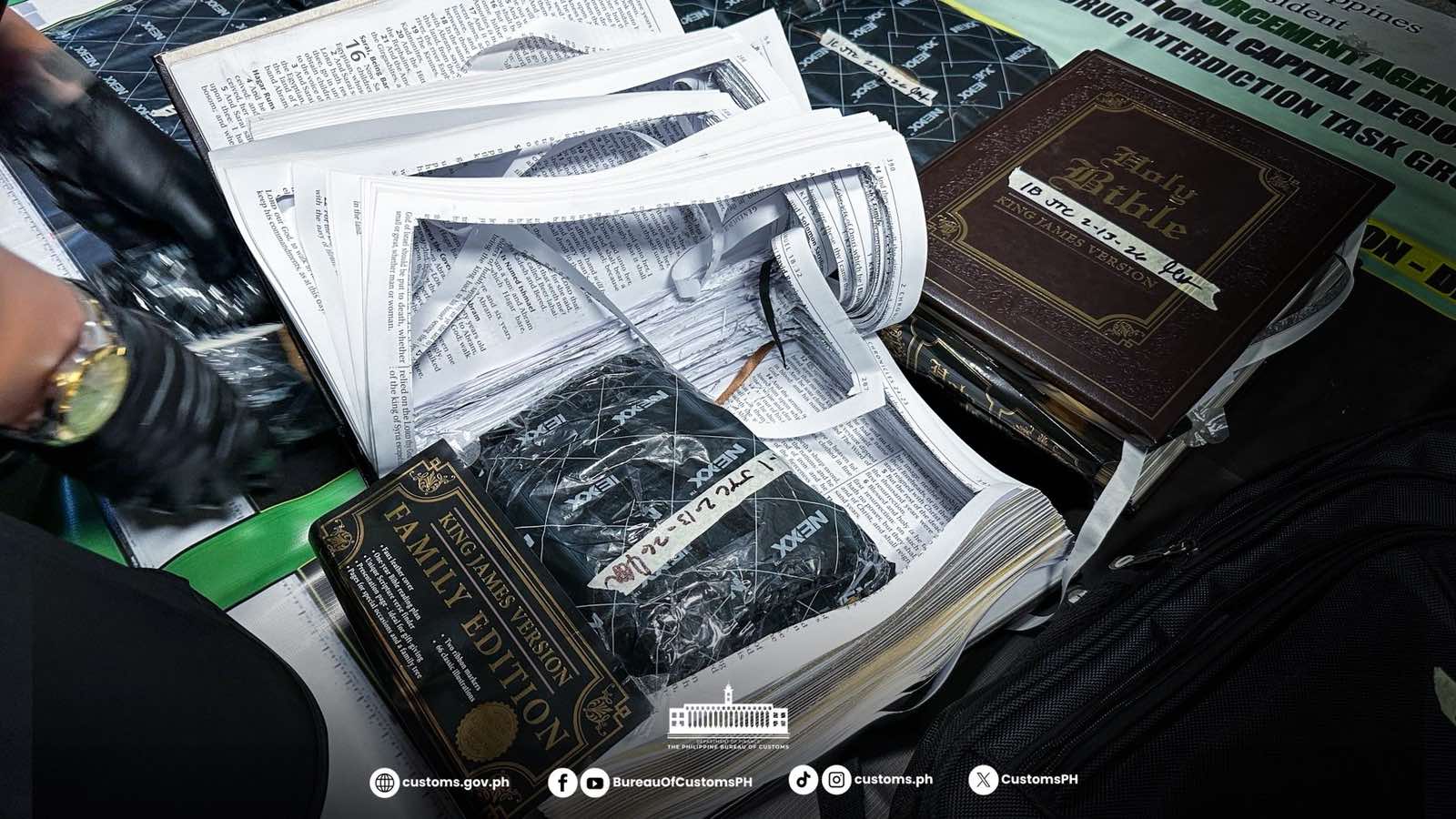 German passenger nabbed at NAIA with ₱55.3M shabu hidden in Bibles – BOC