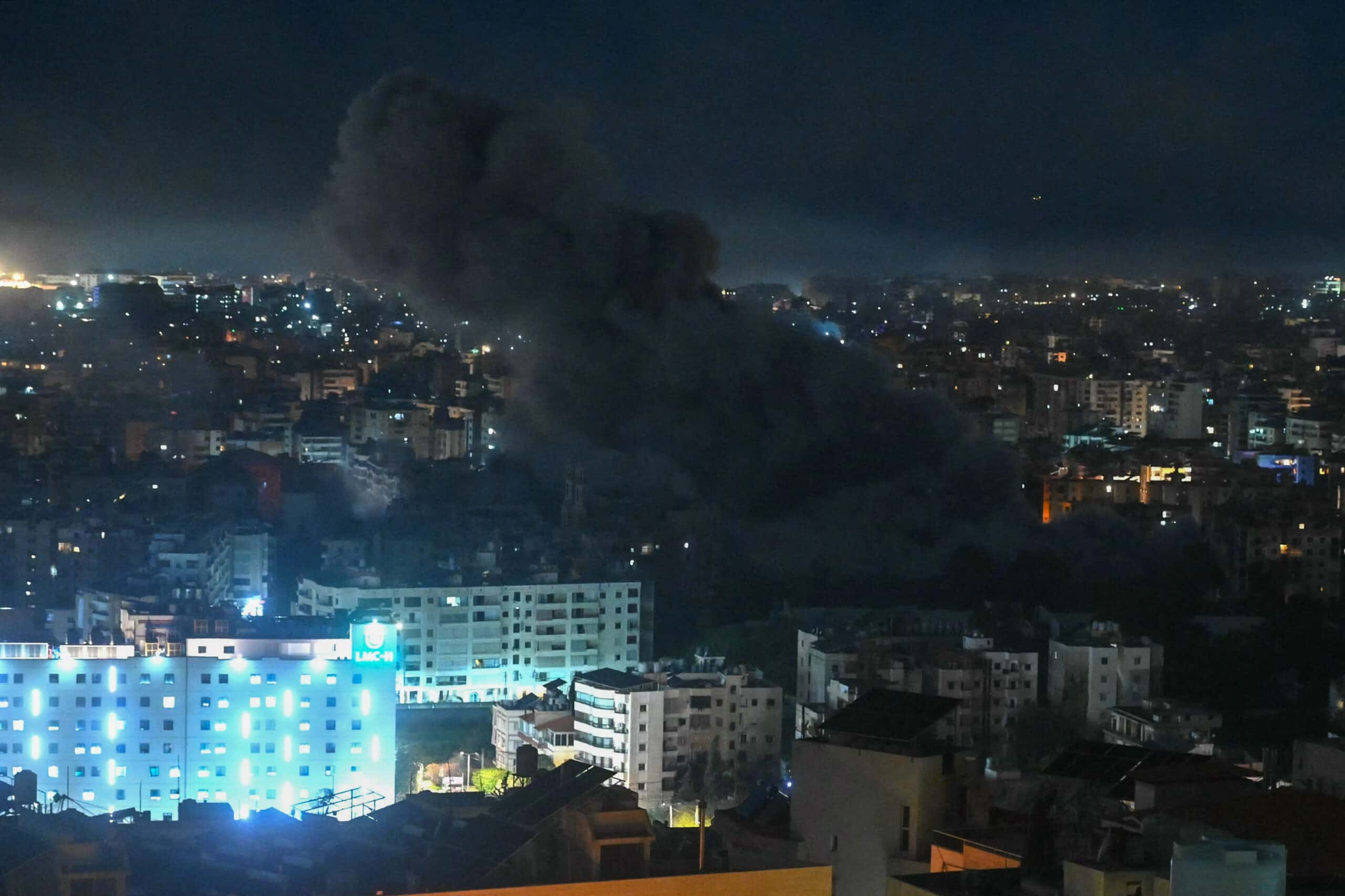 Lebanese state media says Israel launched airstrikes on Lebanon