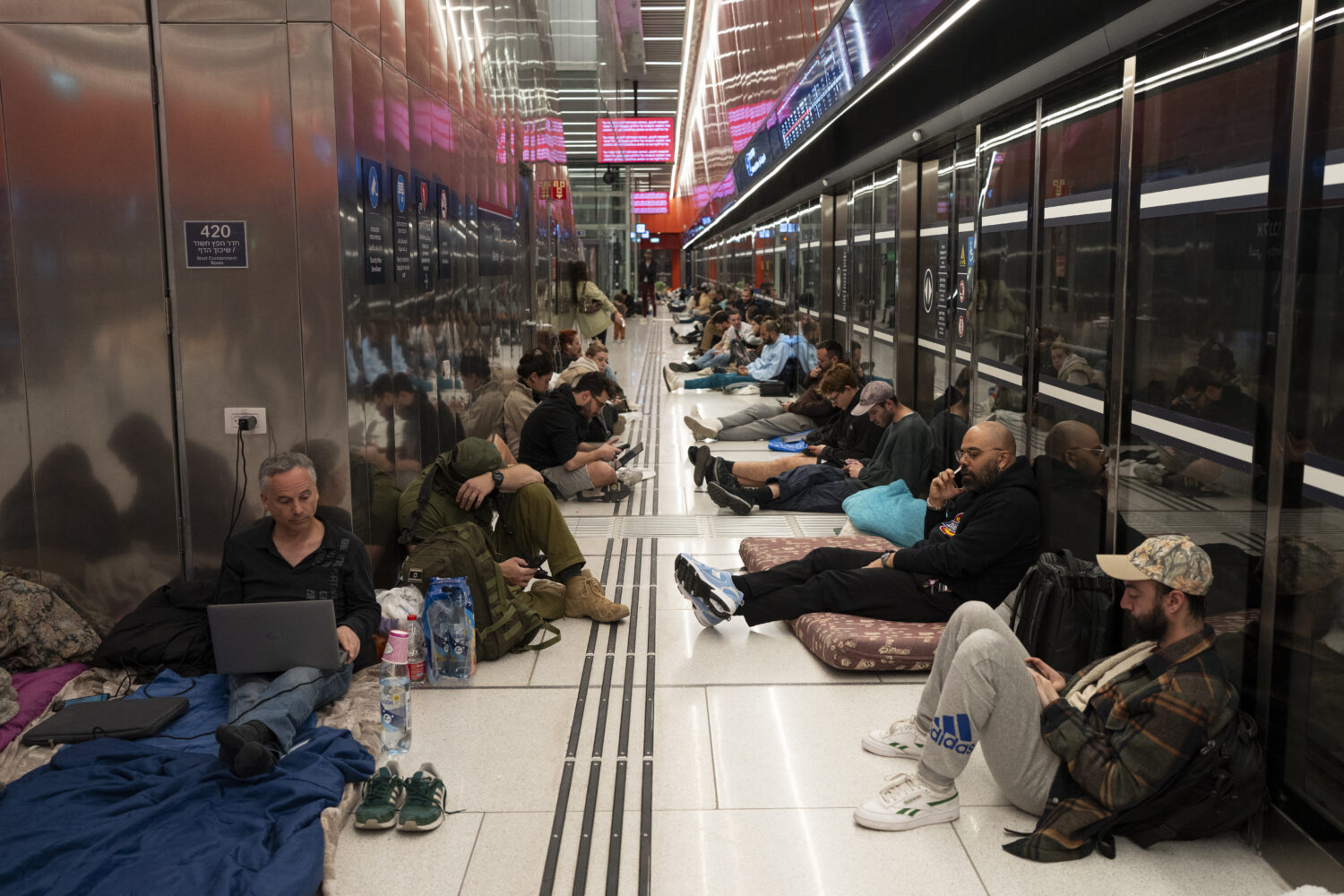 Israel clears residents to leave shelters after Iran missile launches