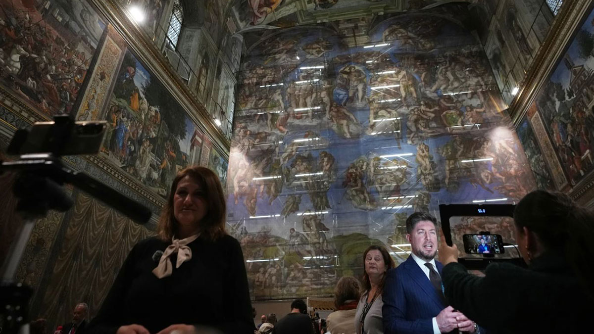 Vatican removes salty film coating ‘The Last Judgment’