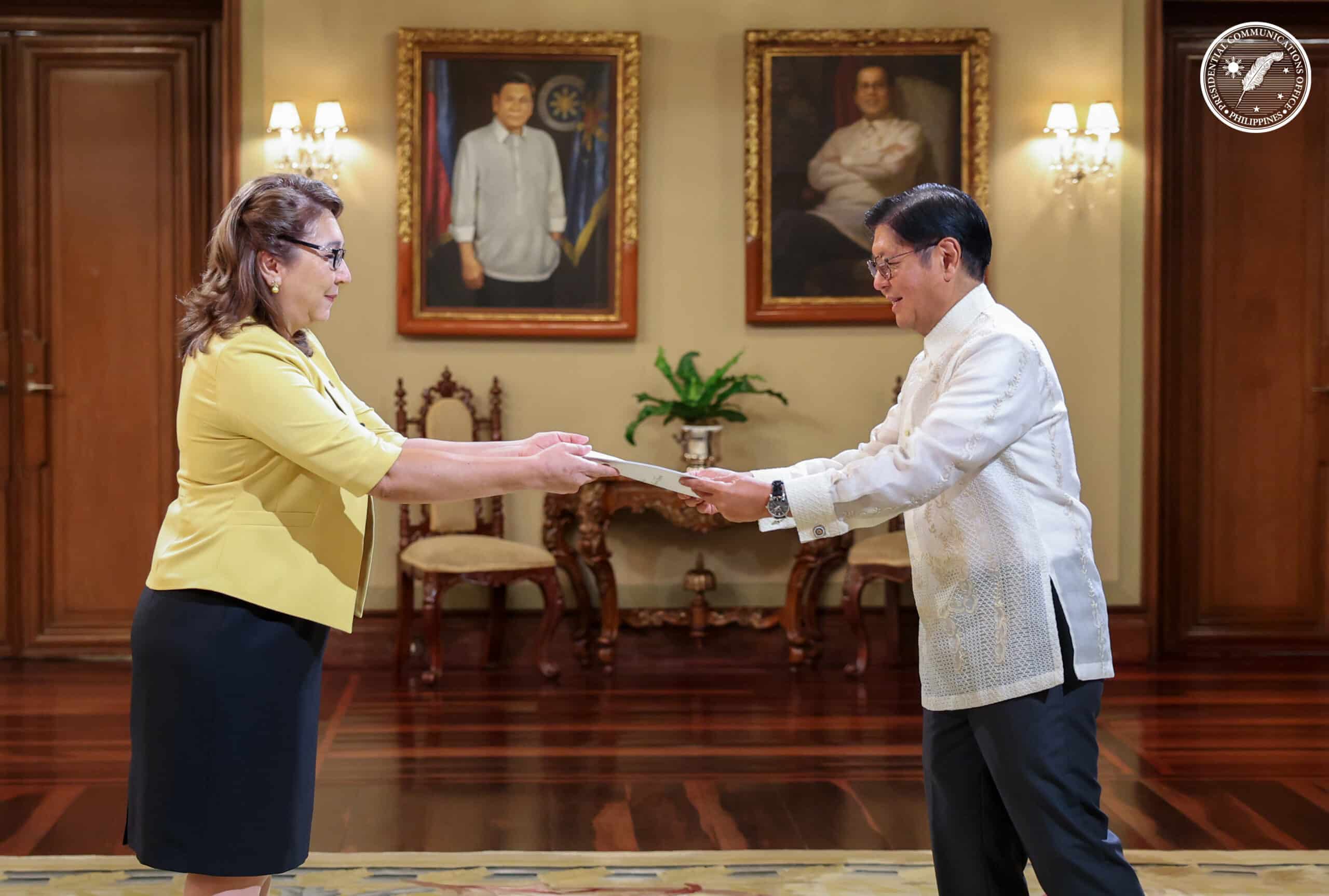 Marcos receives credentials of Peru, Order of Malta envoys