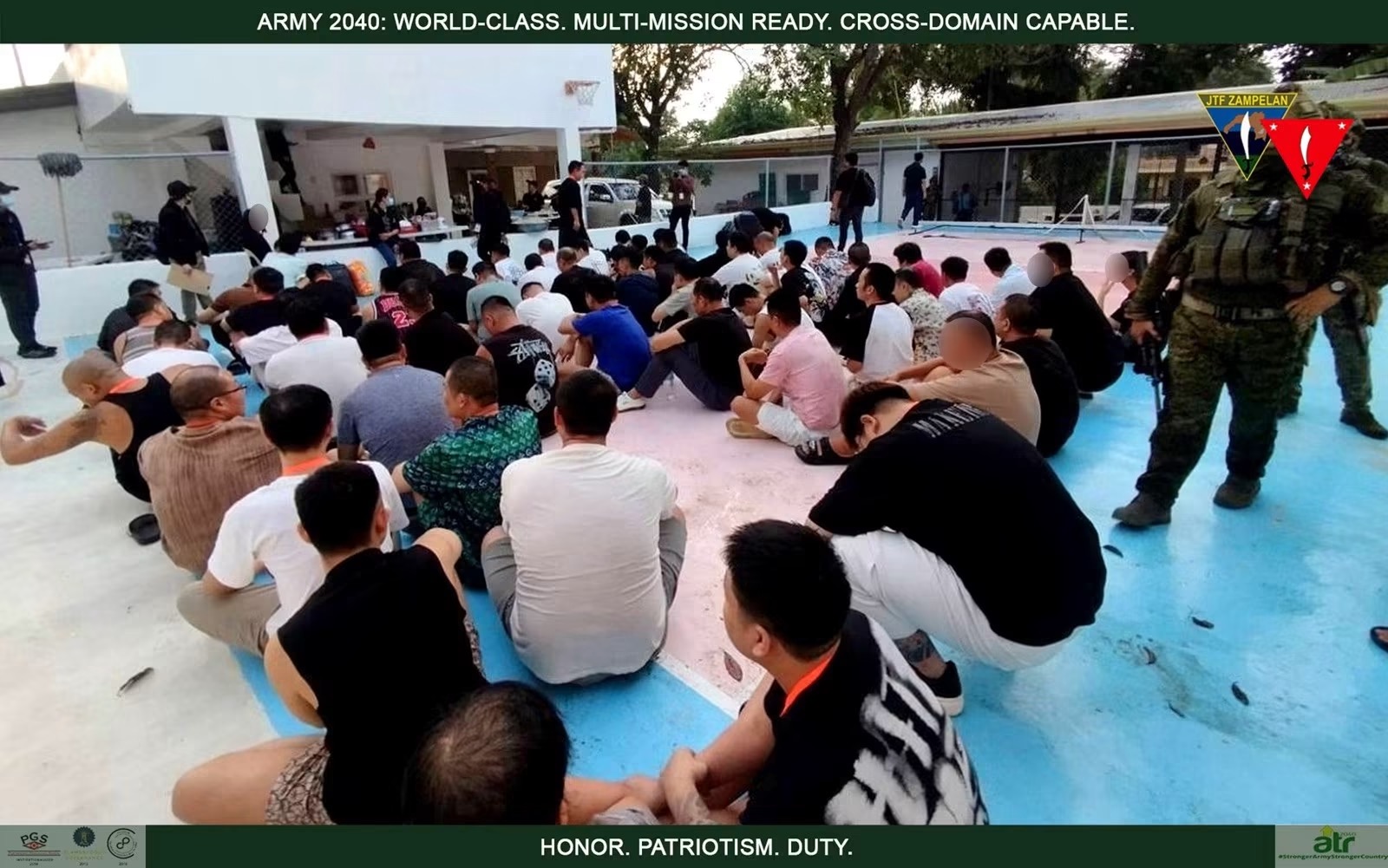 Around 200 foreigners found in suspected scam hub in Zambo Sibugay