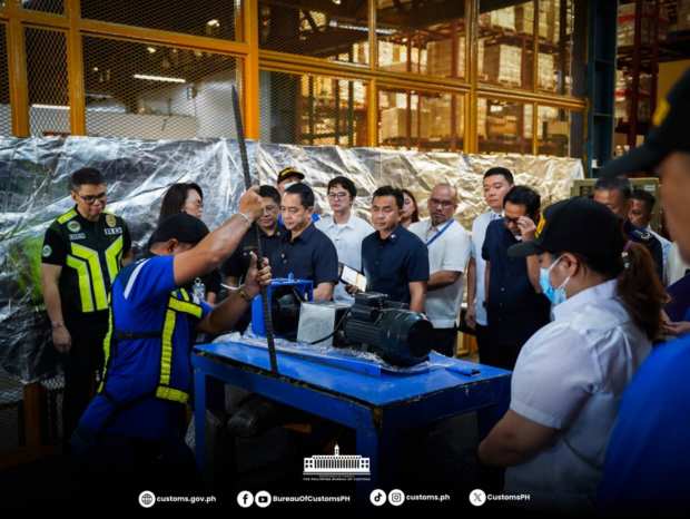 Customs seizes P496M worth of shabu hidden in machinery from Mexico