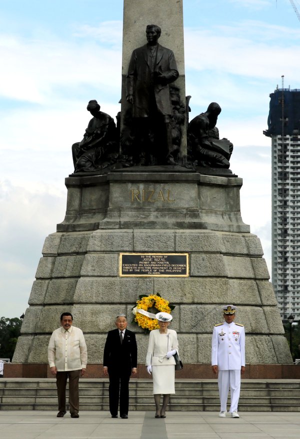 day national japan sports imperial couple wreath LOOK: lay before Rizal Japanese