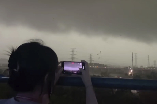 Tornado kills 5 people, damages factories in China's Guangzhou