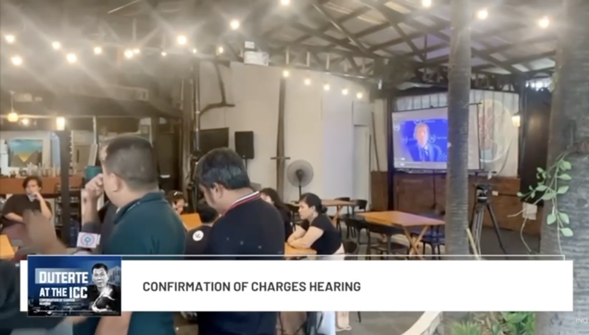 WATCH: Drug war victims’ kin attend watch party on Day 2 of ICC hearing on Duterte’s case